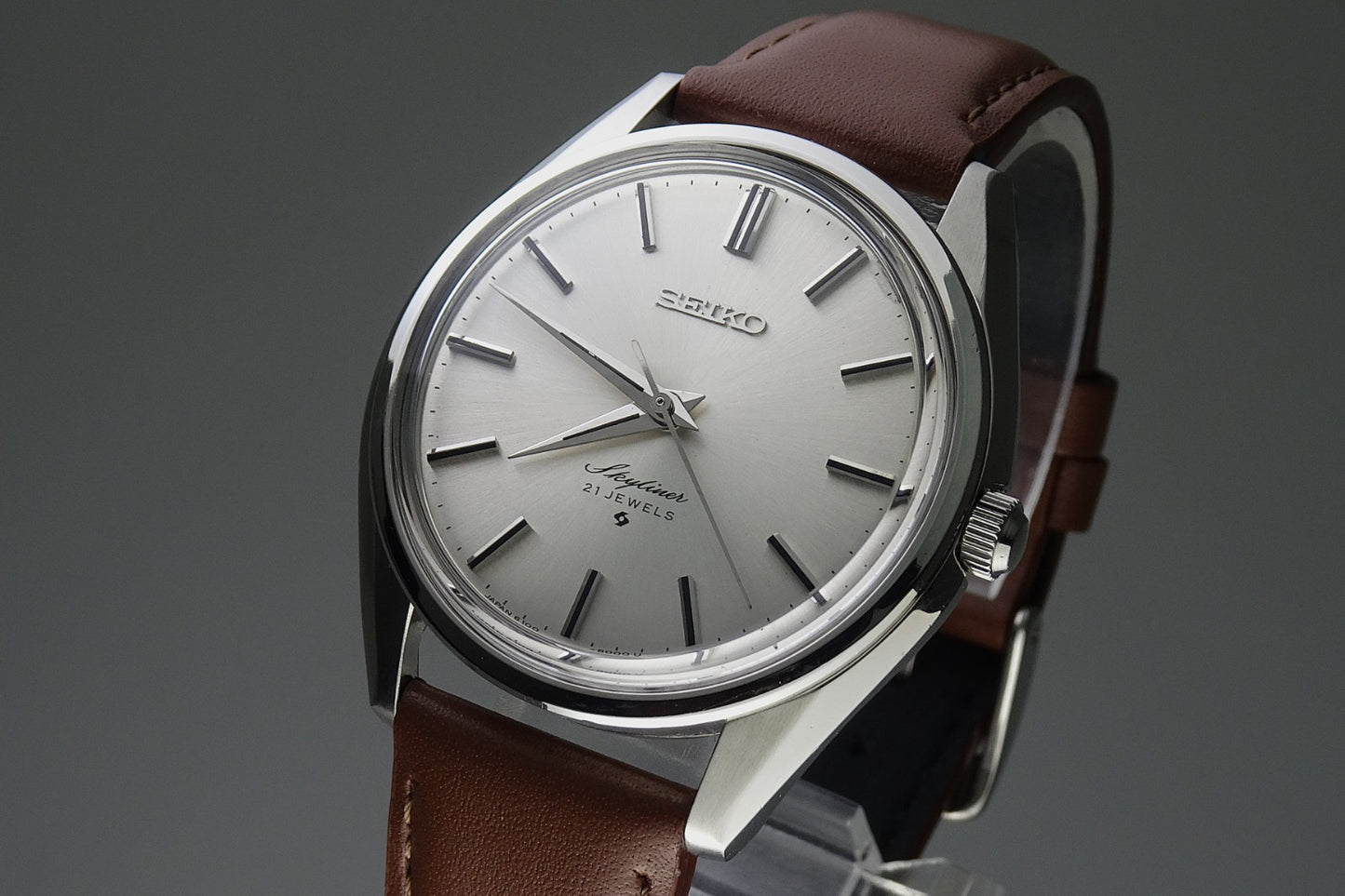 Serviced  Vintage 1971 JAPAN SEIKO SKYLINER 6100-8000 21Jewels Hand-winding.