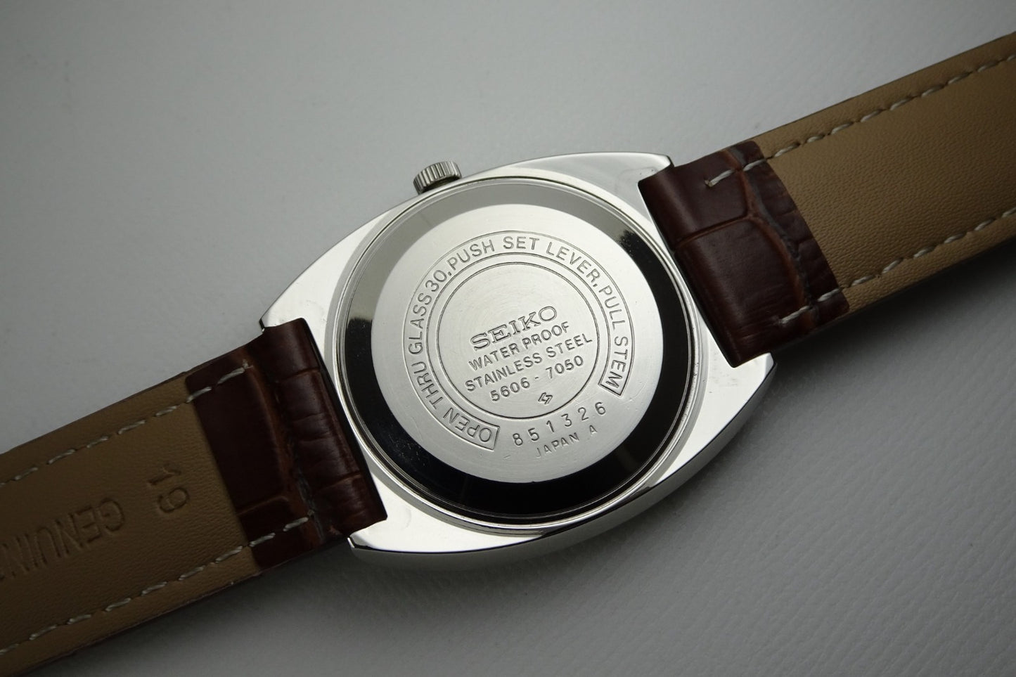 Vintage 1968 JAPAN SEIKO LORD MATIC WEEKDATER 5606-7050 23Jewels Automatic.