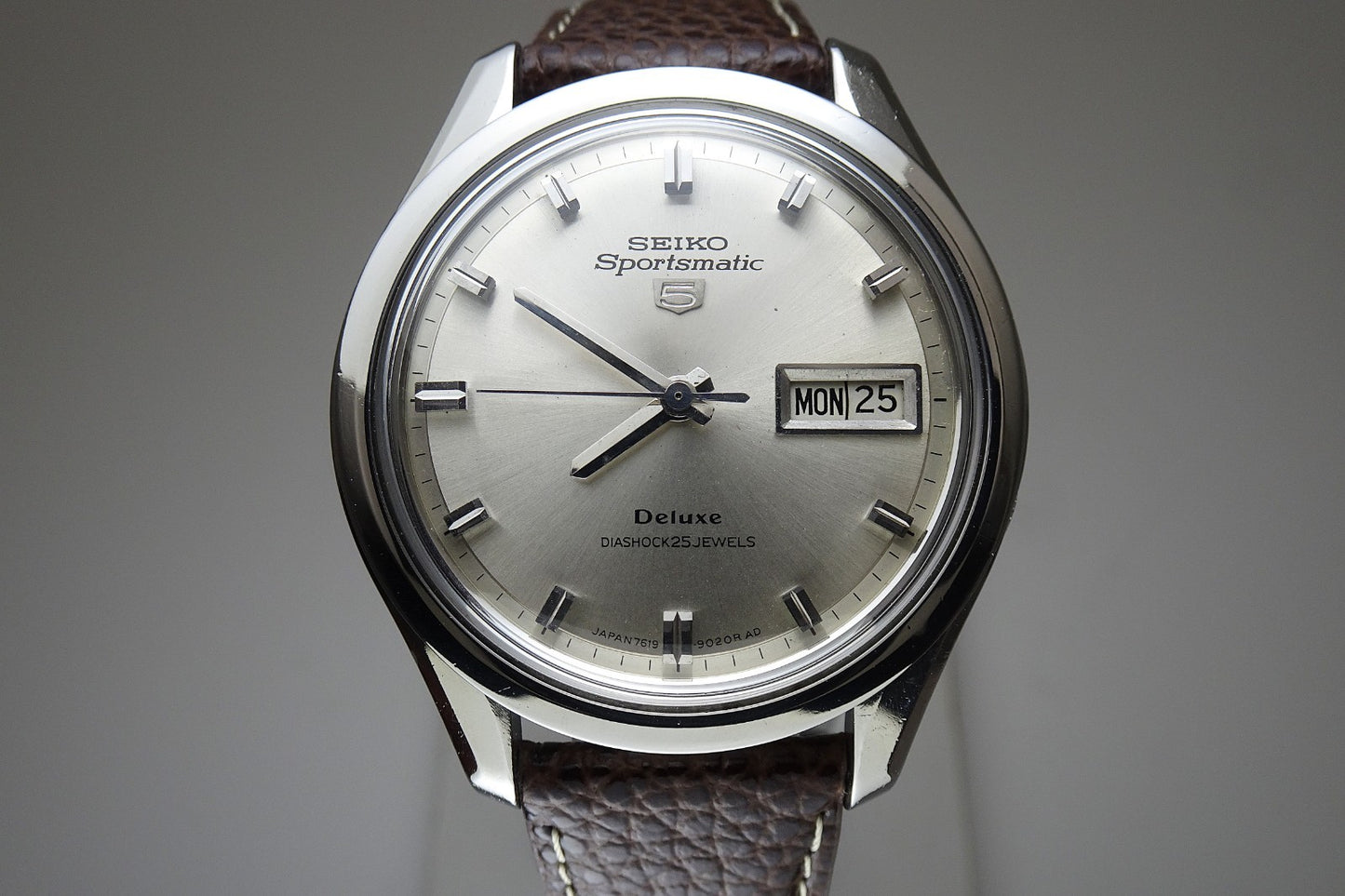 Serviced Vintage 1966 JAPAN SEIKO SPORTSMATIC5 DX 7619-9010 25Jewels Automatic.