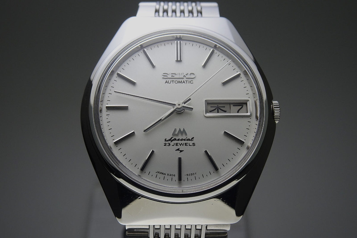 Vintage 1971 JAPAN SEIKO LORD MATIC SPECIAL WEEKDATER 5206-6050 23J Automatic.