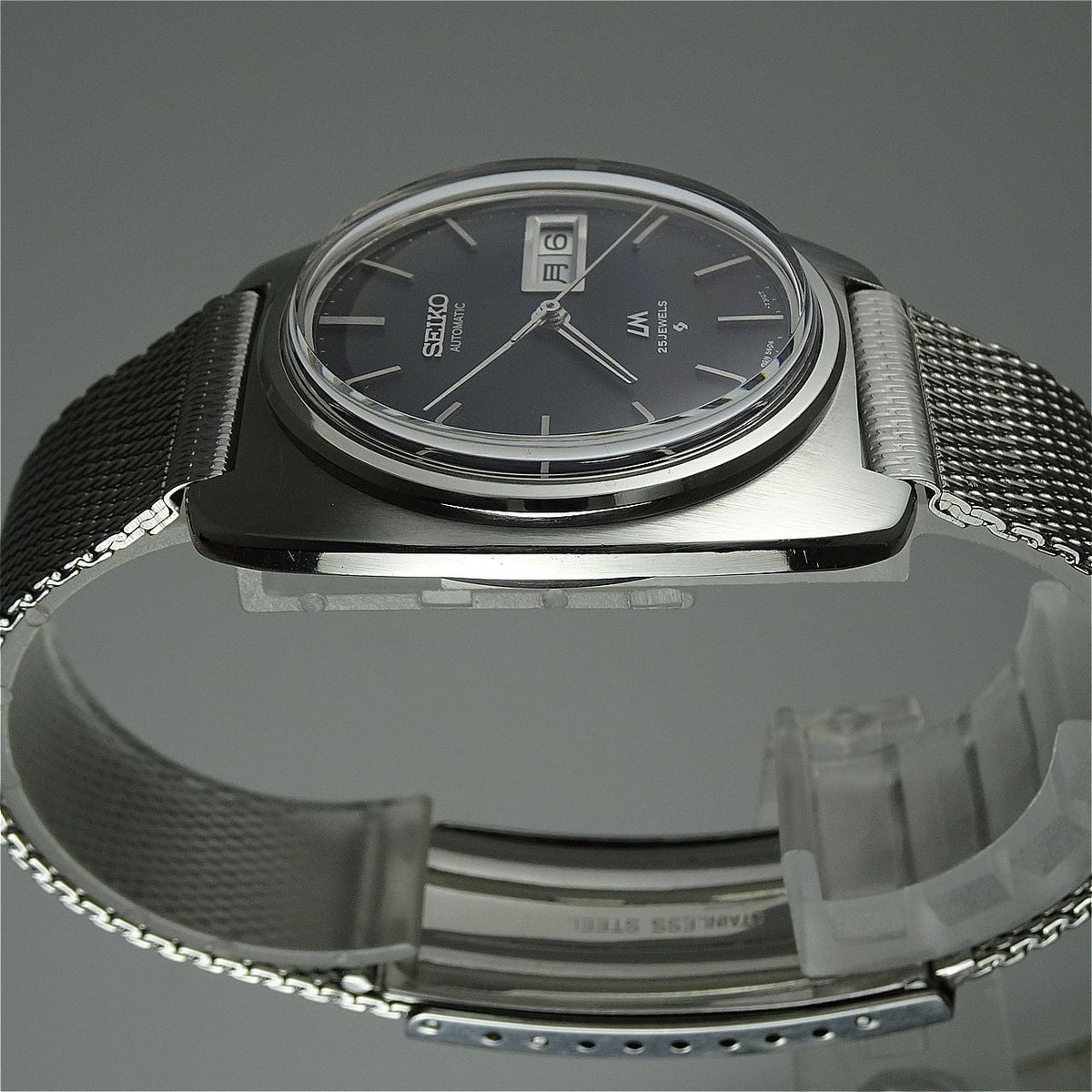 Vintage 1971 JAPAN LORD MATIC WEEKDATER 5606-7130 25Jewels Automatic.
