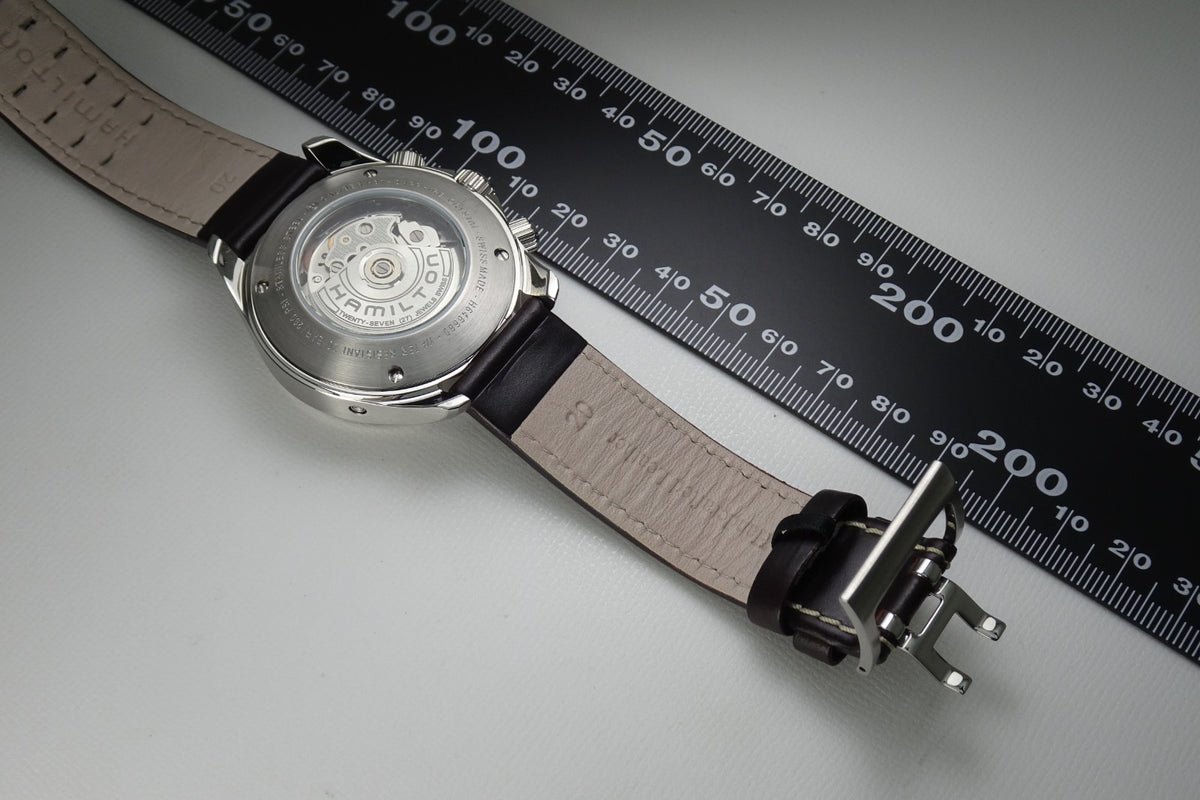 HAMILTON Khaki Aviation Pilot Auto Chrono H646660 27Jewels Automatic.