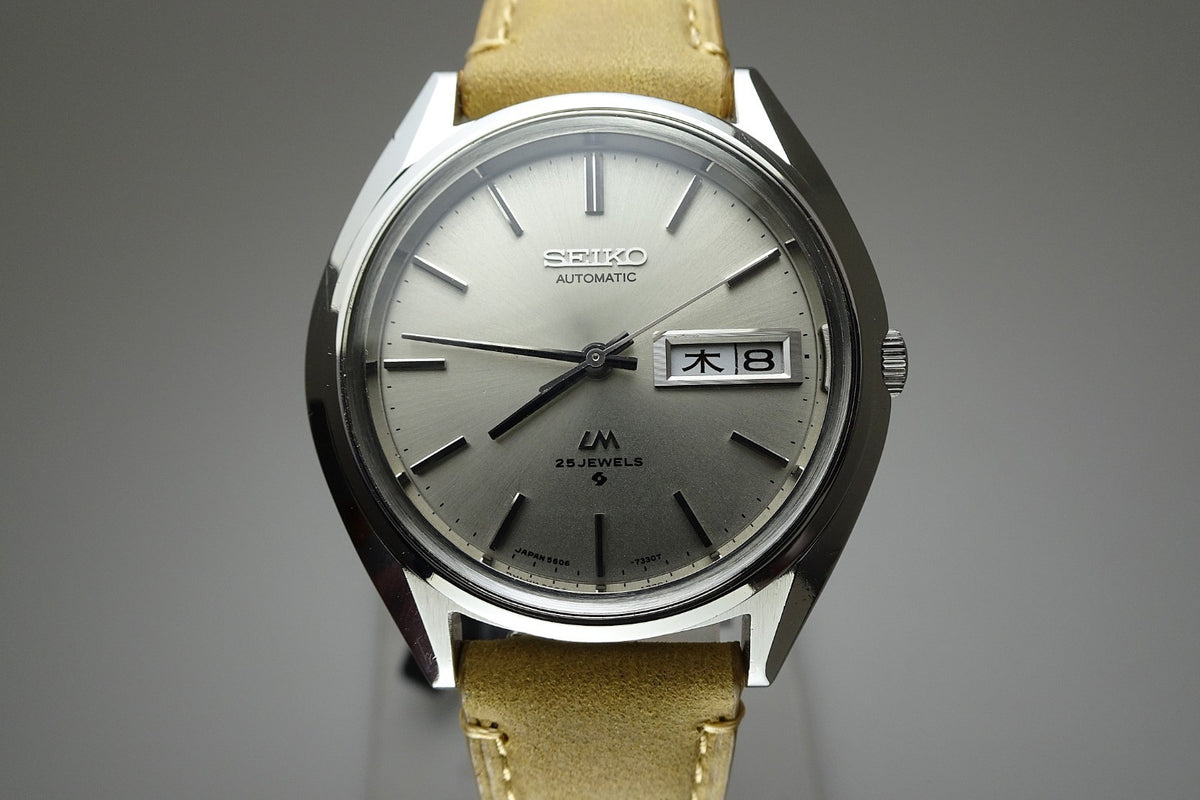 Vintage 1971 JAPAN SEIKO LORD MATIC WEEKDATER 5606-7190 25Jewels Automatic.