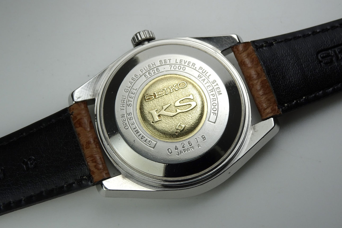 Vintage 1970 JAPAN KING SEIKO CALENDAR 5626-7000 25Jewels Automatic.