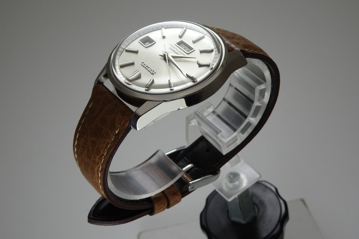 Vintage 1965 JAPAN SEIKO SEIKOMATIC WEEKDATER 6206-8040 26Jewels Automatic.