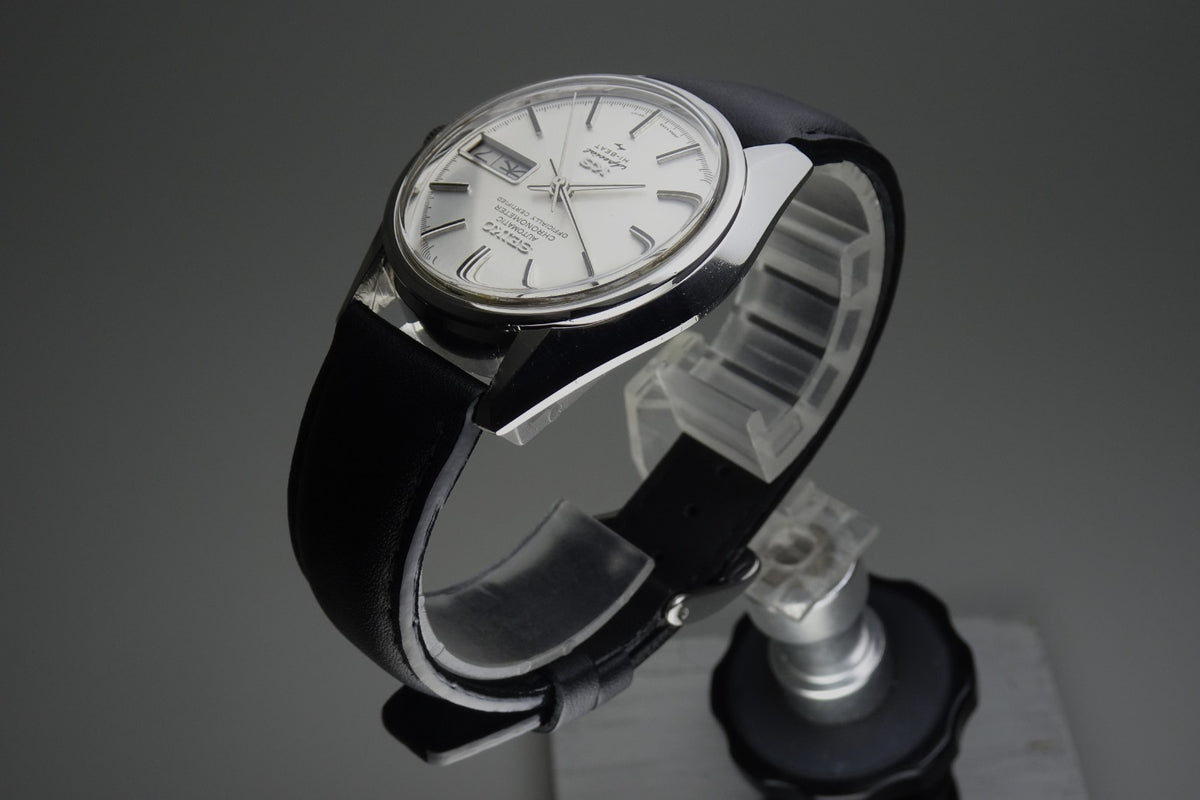 Vintage 1971 JAPAN KING SEIKO CHRONOMETER SP WEEKDATER 5246-6010 25J Automatic.