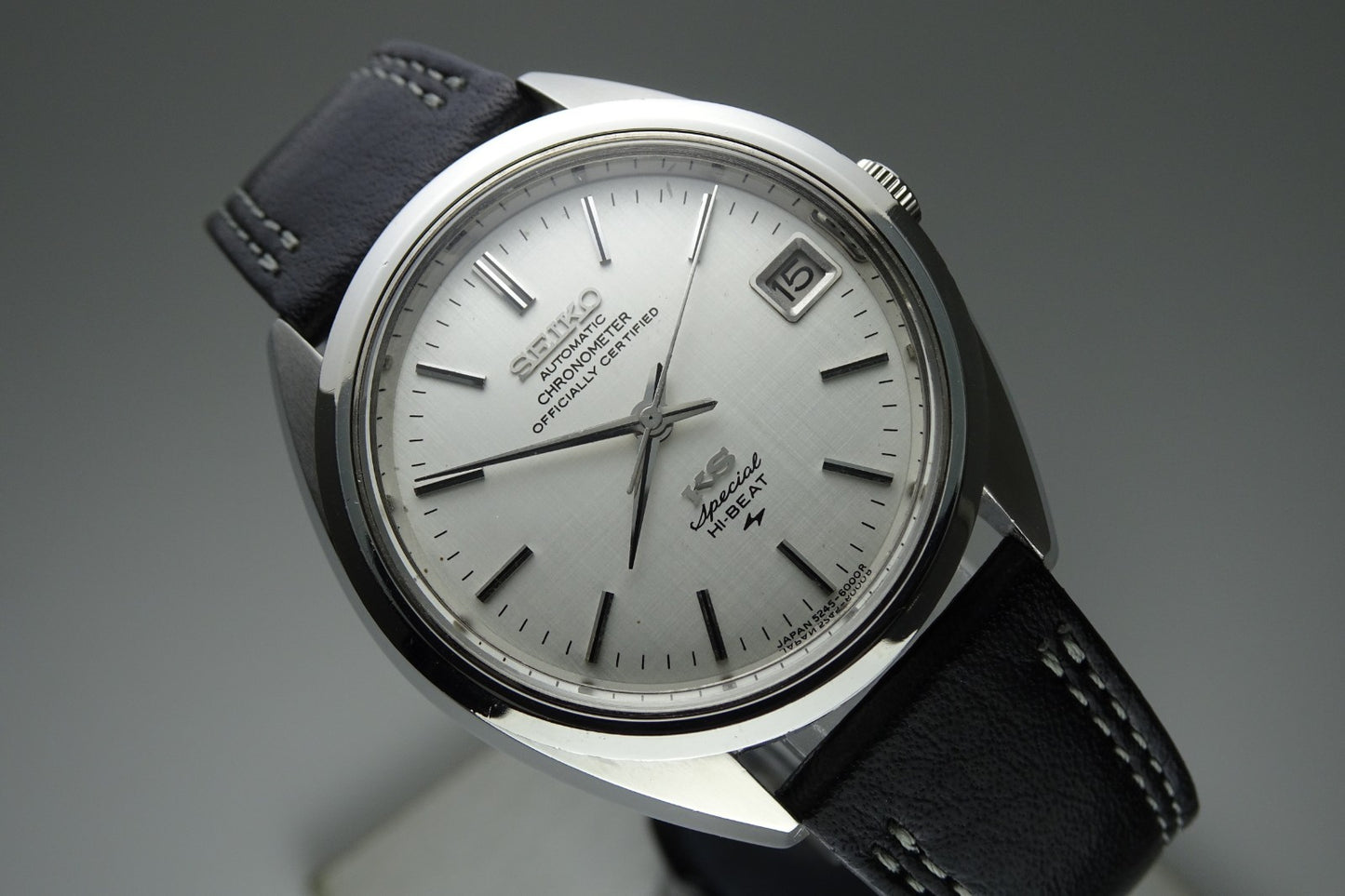 Vintage 1971 JAPAN KING SEIKO CHRONOMETER SPECIAL 5245-6000 25Jewels Automatic.