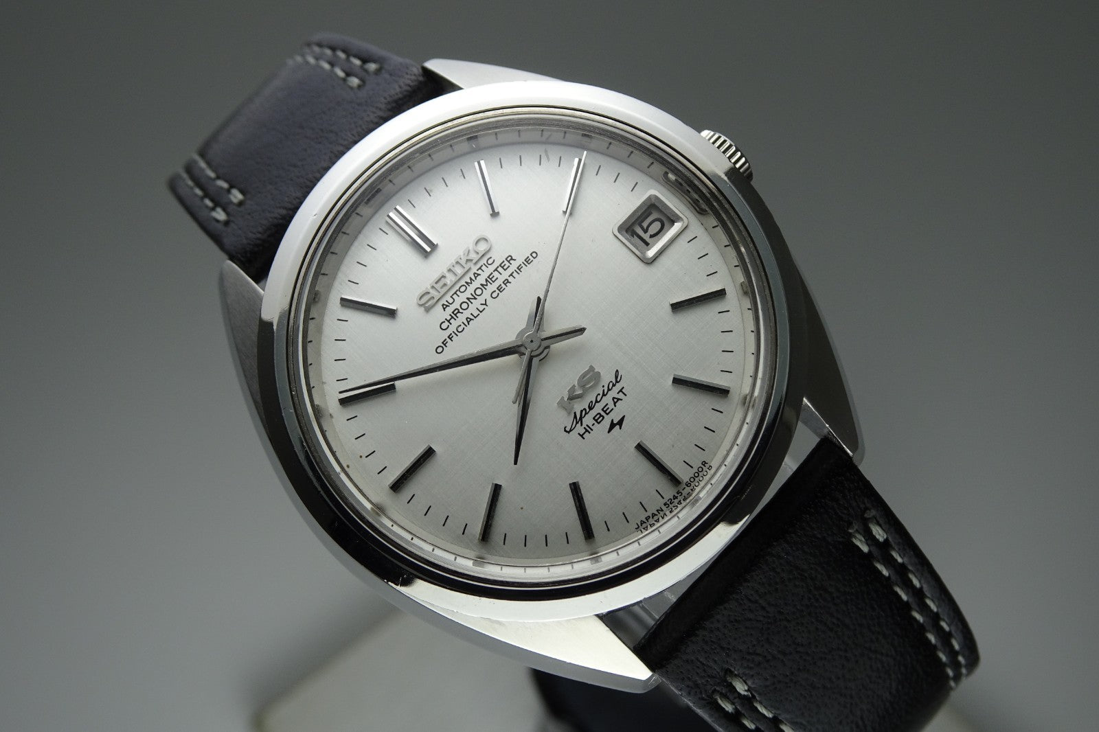 Vintage 1971 JAPAN KING SEIKO CHRONOMETER SPECIAL 5245-6000 25Jewels Automatic.