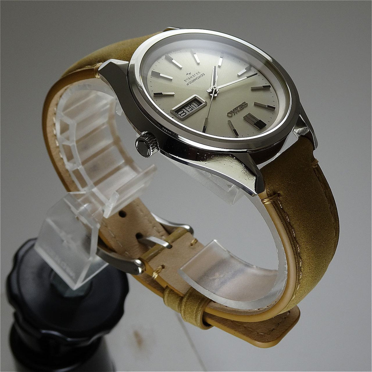 Vintage 1969 JAPAN SEIKO SEIKOMATIC-P WEEKDATER 5106-8020 33Jewels Automatic.