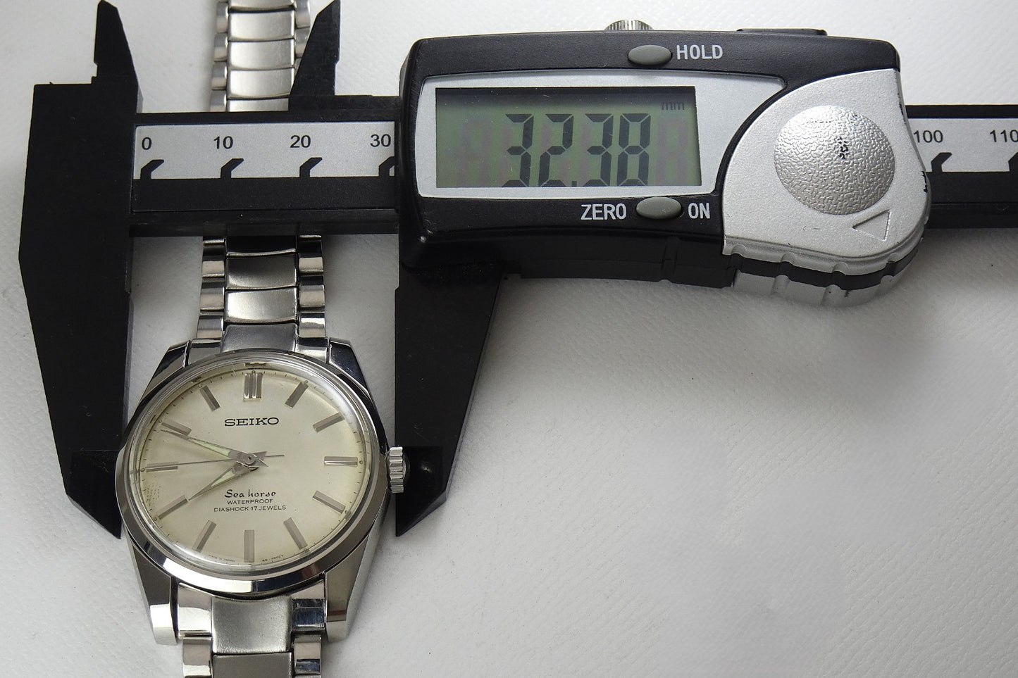 Vintage 1965 JAPAN SEIKO SEA HORSE 66-7000 17Jewels Hand-winding.