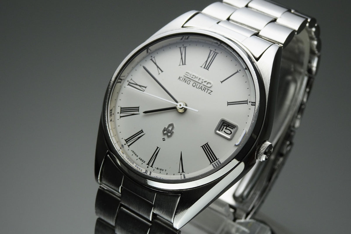 Vintage 1977 JAPAN SEIKO KING QUARTZ 4822-8110 7Jewels Quartz.