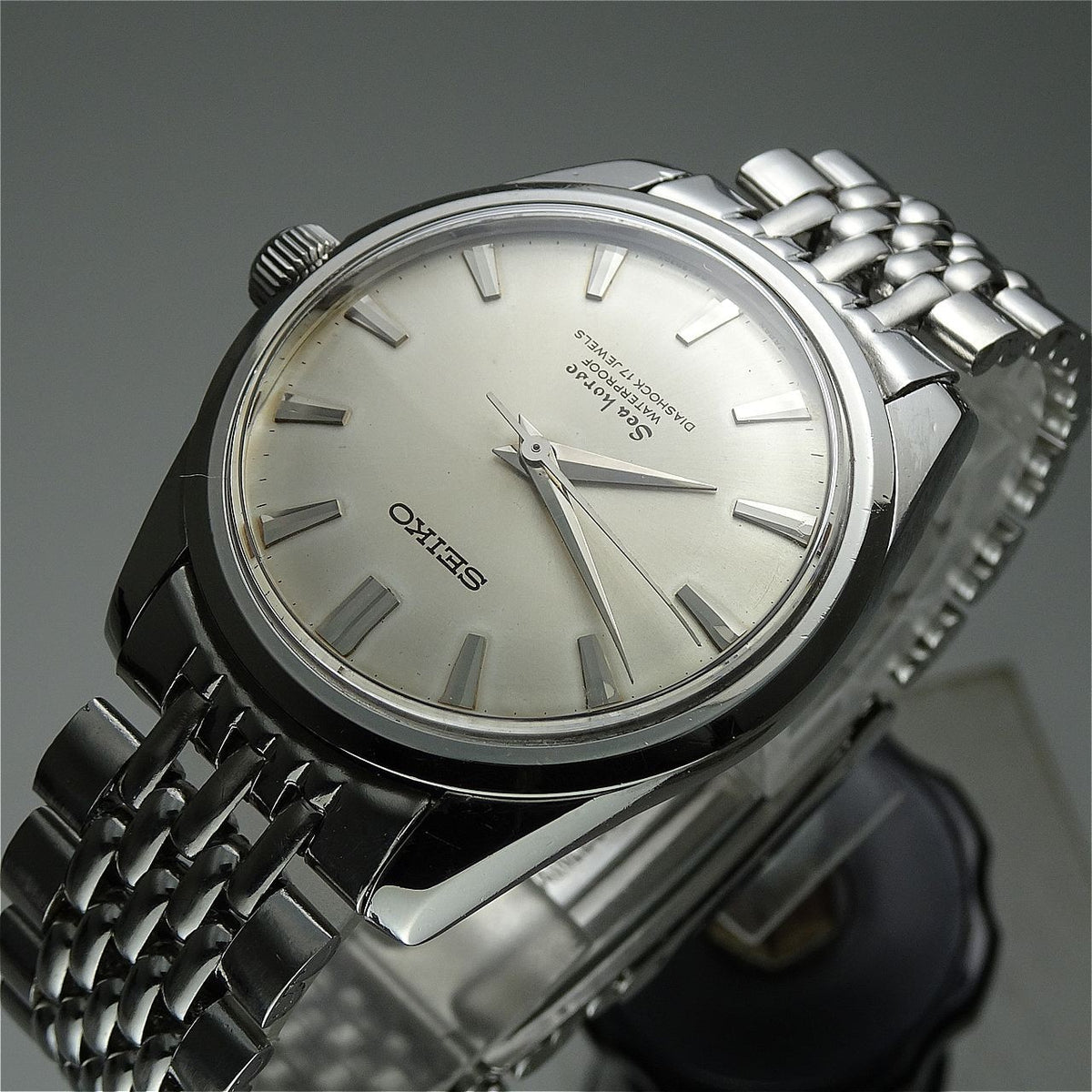 Serviced Vintage 1965 JAPAN SEIKO SEA HORSE 66-8980 17Jewels Hand-winding.