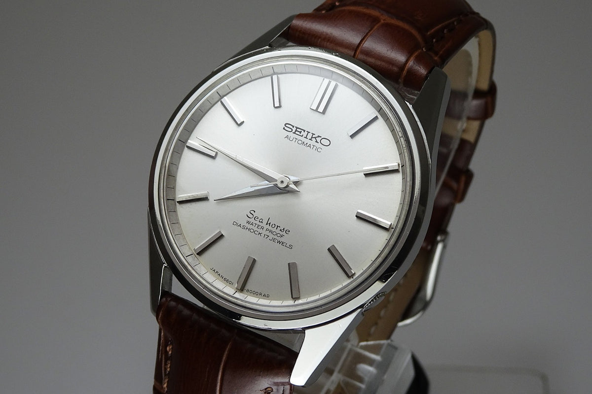 Vintage 1965 JAPAN SEIKO SEA HORSE 6601-8000 17Jewels Automatic.