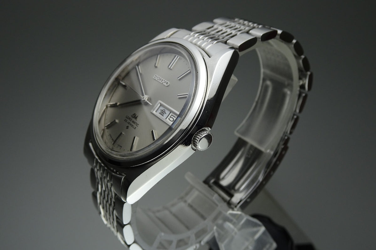 Vintage 1971 JAPAN SEIKO LORD MATIC WEEKDATER 5606-7070 23Jewels Automatic.