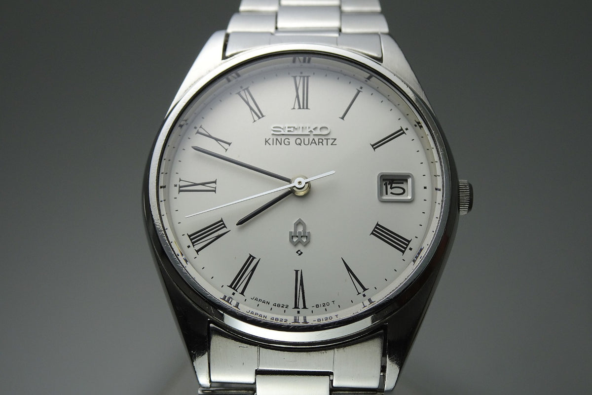 Vintage 1977 JAPAN SEIKO KING QUARTZ 4822-8110 7Jewels Quartz.