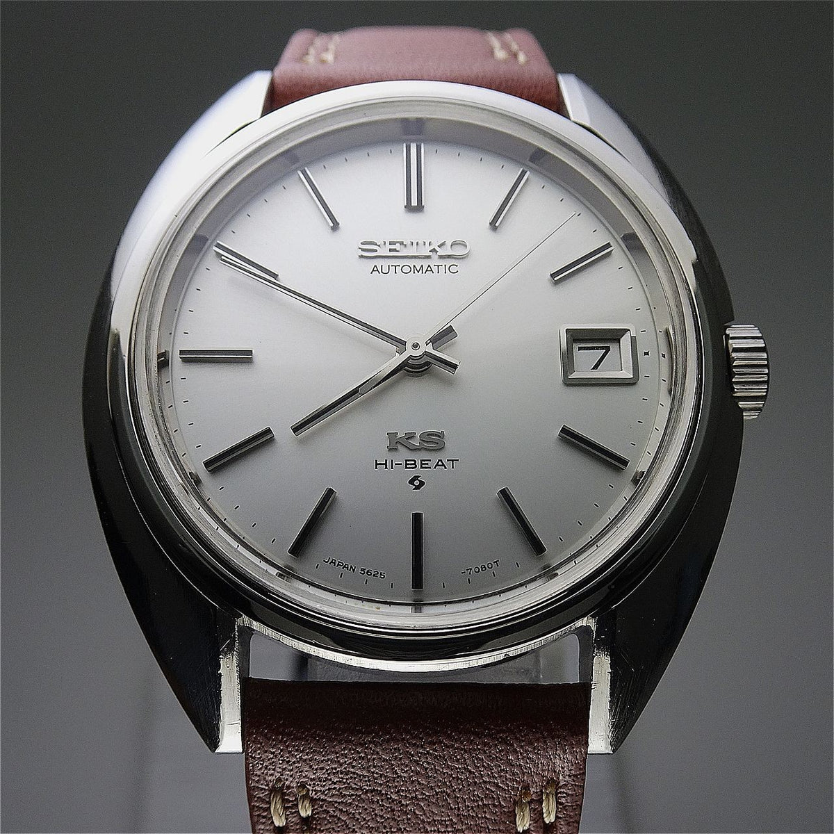 Vintage 1971 JAPAN KING SEIKO CALENDAR 5625-7080 25Jewels Automatic.