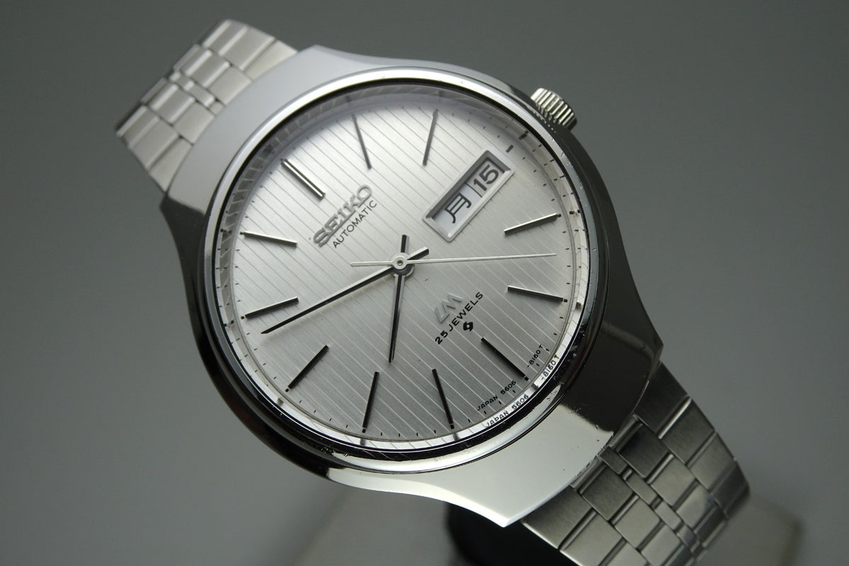 Serviced Vintage 1975 JAPAN SEIKO LORD MATIC WEEKDATER 5606-8120 25J Automatic.