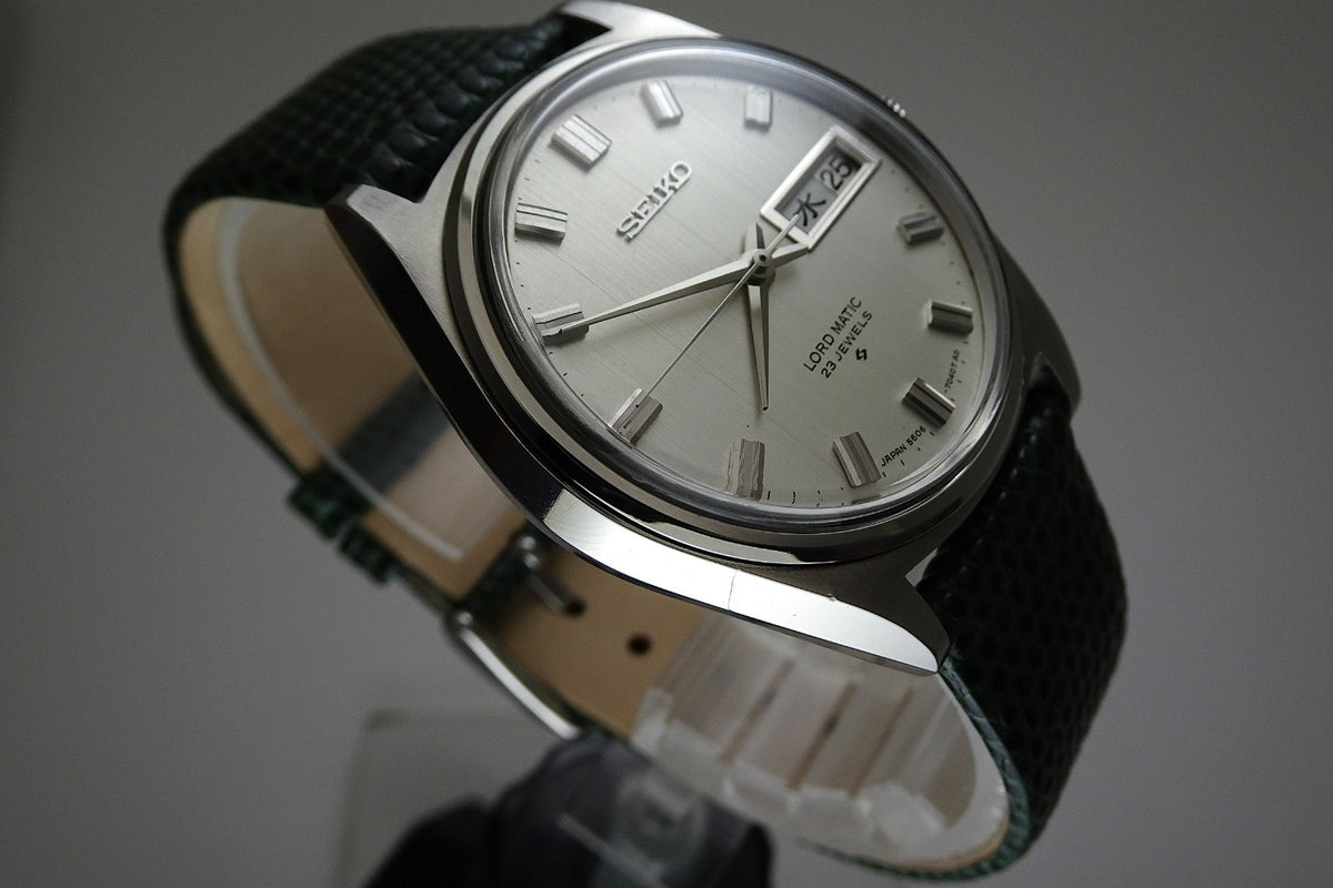 Vintage 1968 JAPAN SEIKO LORD MATIC WEEKDATER 5606-7040 23Jewels Automatic.