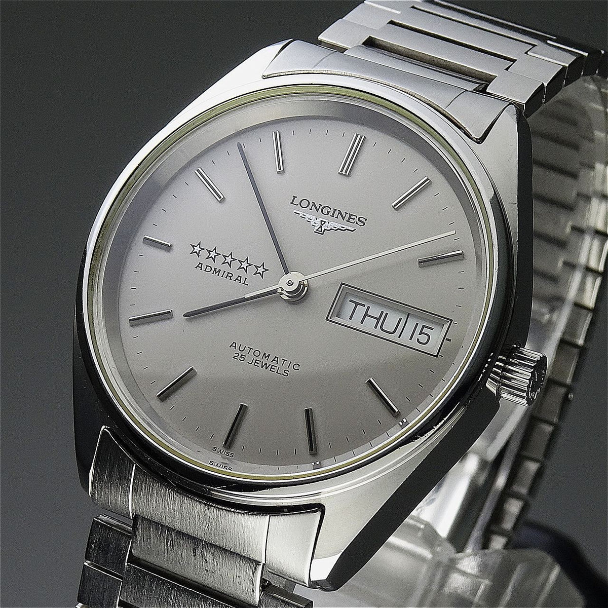 LONGINES ADMIRAL 5 STARS Cal.L636.5  25Jewels Automatic.