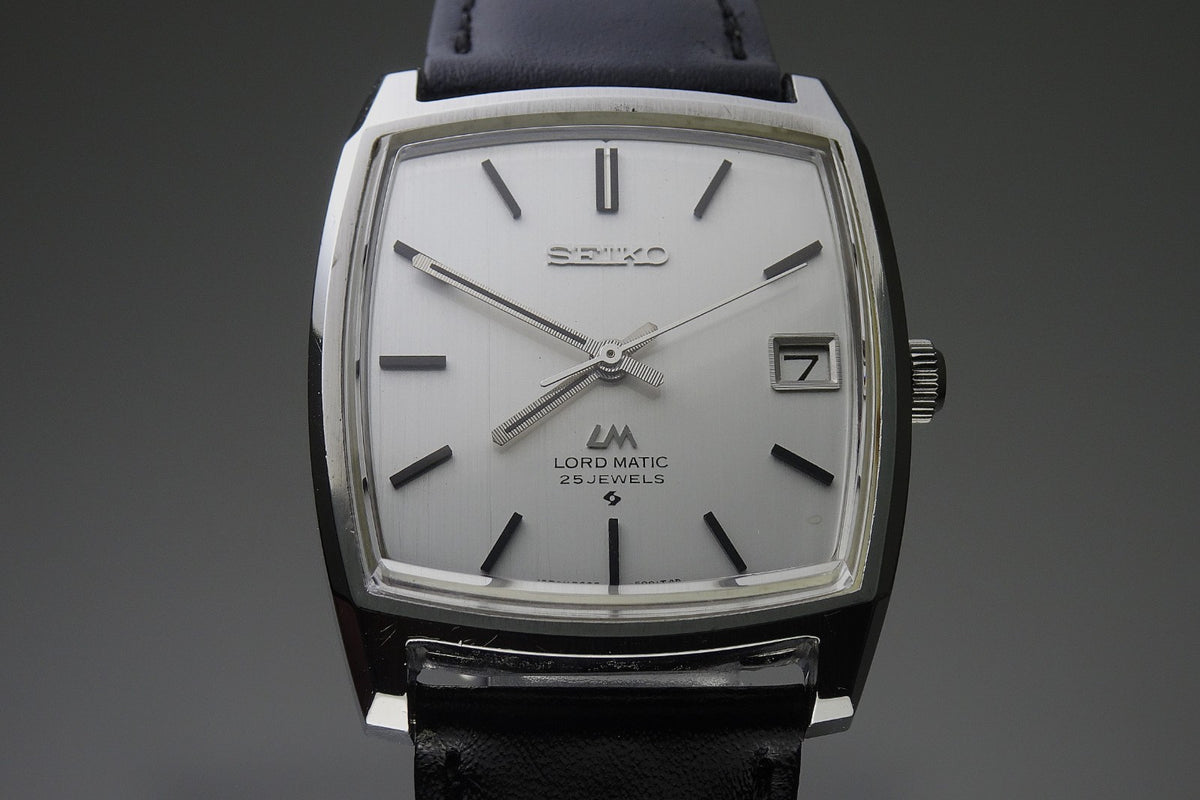Vintage 1969 JAPAN SEIKO LORD MATIC CALENDAR 5605-5000 25Jewels Automatic.