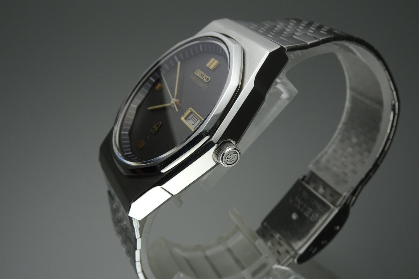 Vintage 1978 JAPAN SEIKO KING QUARTZ 5856-8080 8Jewels Quartz.