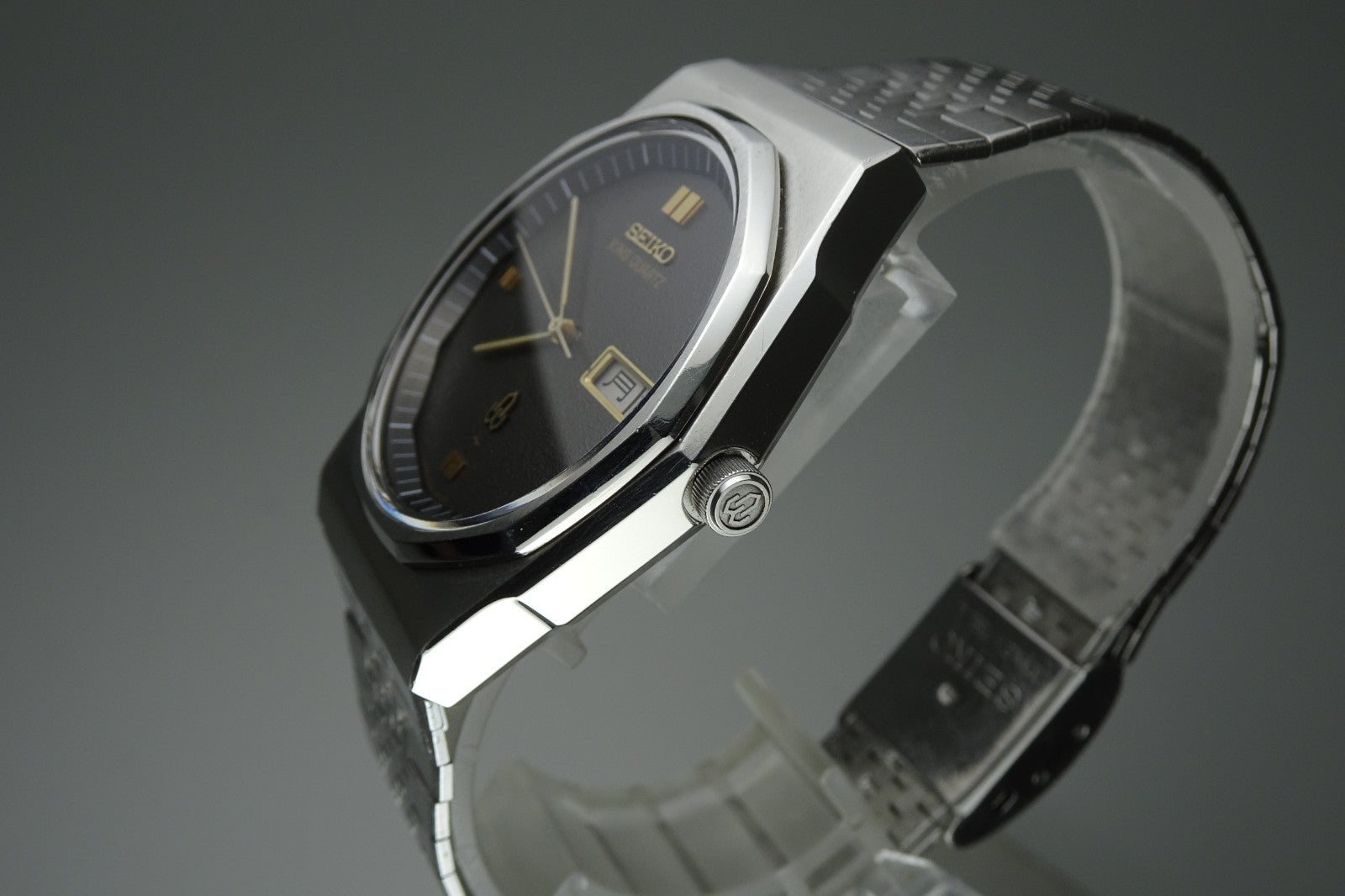 Vintage 1978 JAPAN SEIKO KING QUARTZ 5856-8080 8Jewels Quartz.