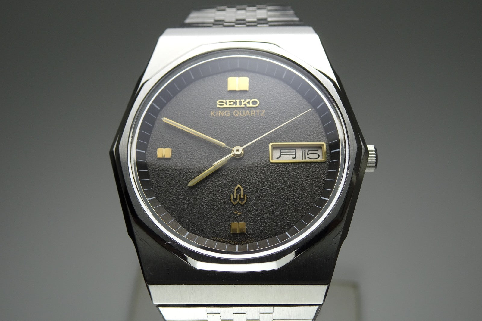 Vintage 1978 JAPAN SEIKO KING QUARTZ 5856-8080 8Jewels Quartz.