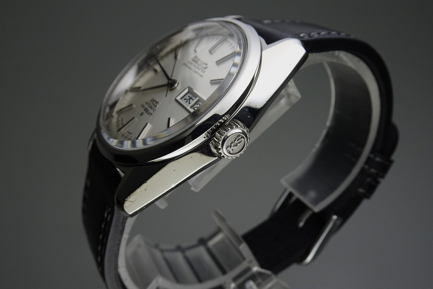 Vintage 1972 JAPAN KING SEIKO CHRONOMETER WEEKDATER 5626-7040 25J Automatic.