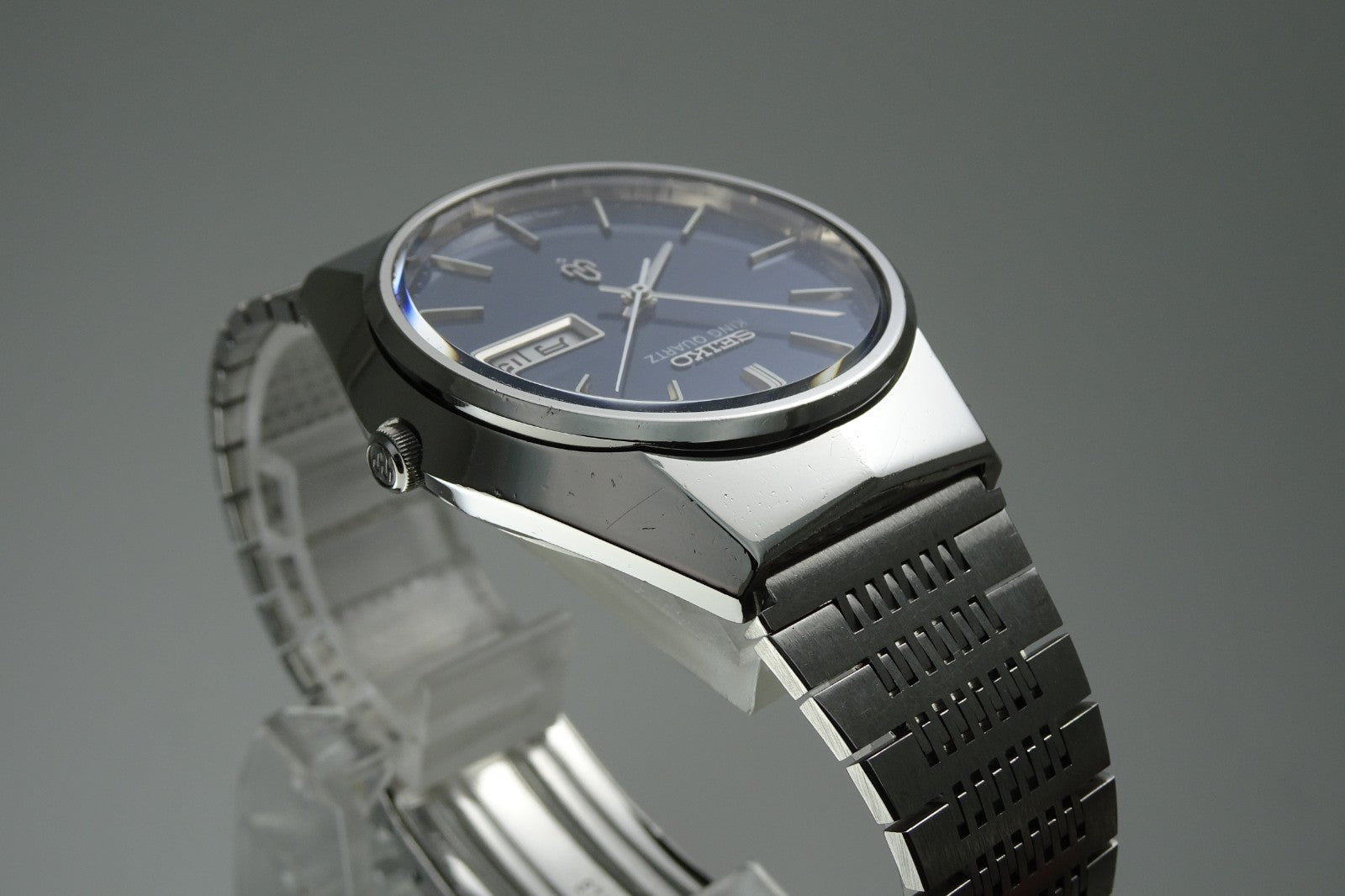 Vintage 1976 JAPAN SEIKO KING QUARTZ 4823-8010 7Jewels Quartz.