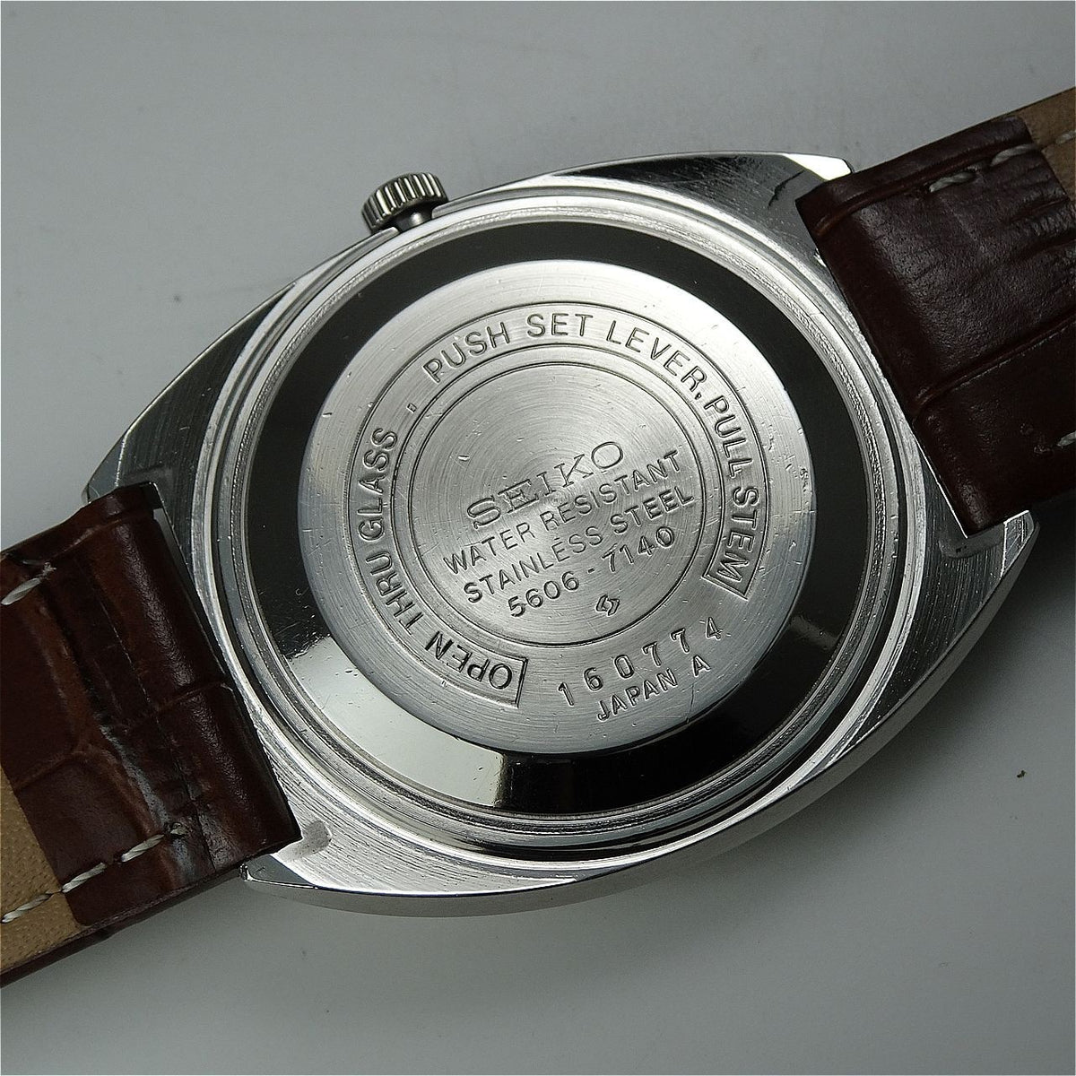 Serviced  Vintage 1971 JAPAN SEIKO LORD MATIC WEEKDATER 5606-7140 25J Automatic.