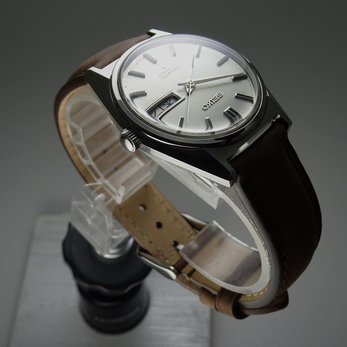 Vintage 1968 JAPAN SEIKO LORD MATIC WEEKDATER 5606-7020 25Jewels Automatic.