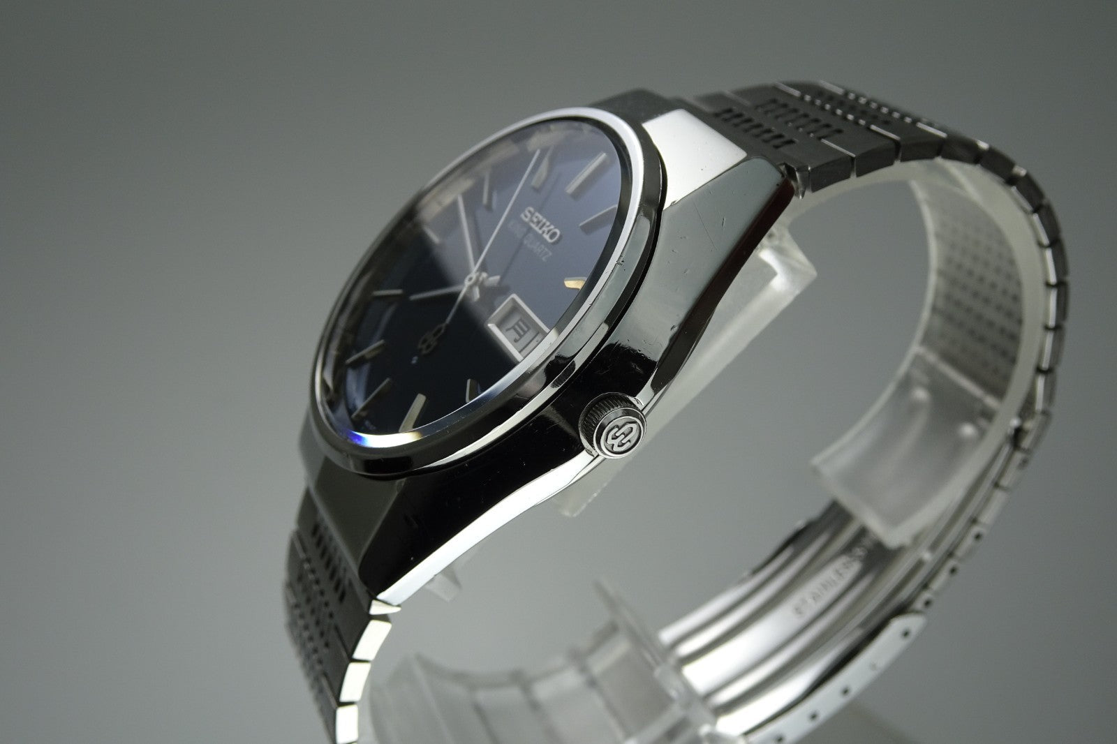 Vintage 1976 JAPAN SEIKO KING QUARTZ 4823-8010 7Jewels Quartz.