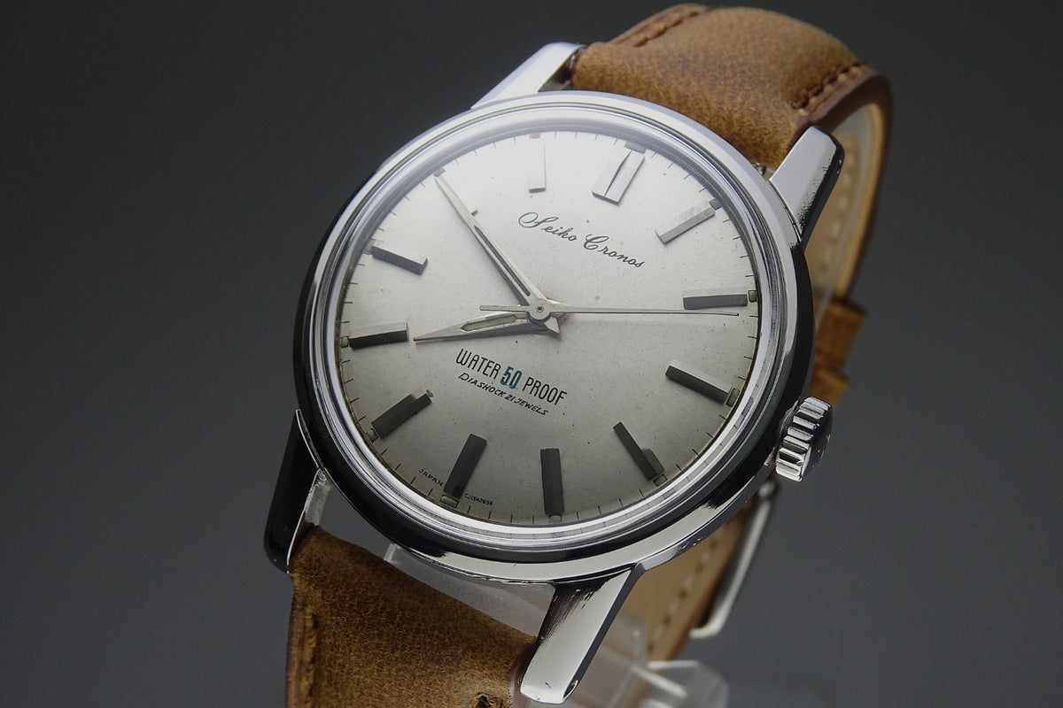 Vintage 1962 JAPAN SEIKO CRONOS J13046 21Jewels Hand-winding.