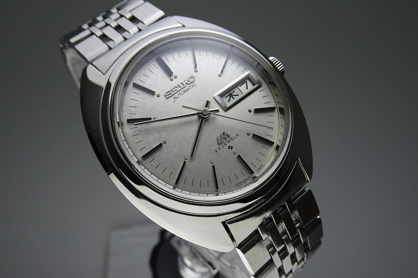 Vintage 1970 JAPAN SEIKO LORD MATIC WEEKDATER 5606-7150 23Jewels Automatic.