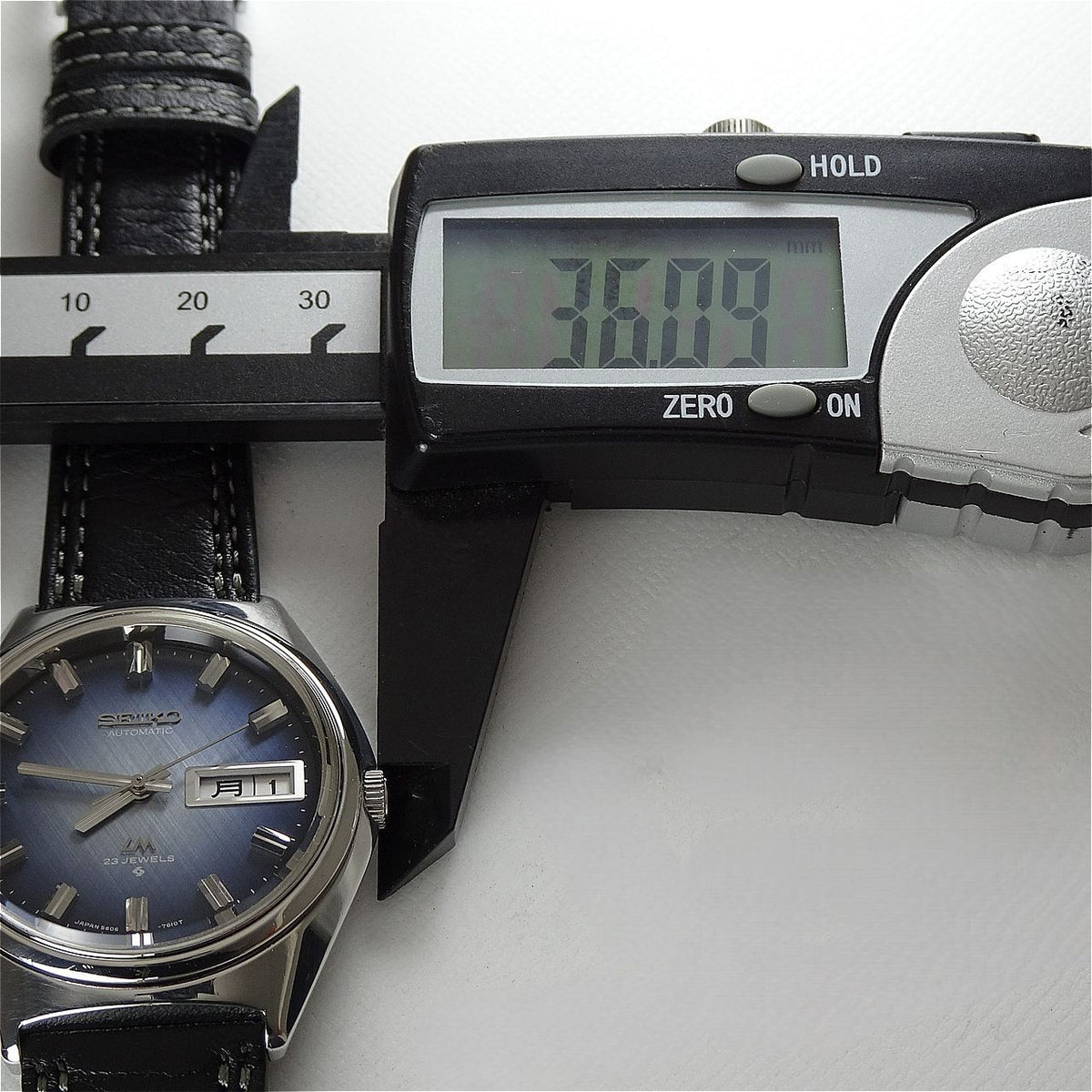 Serviced Vintage 1973 JAPAN SEIKO LORD MATIC WEEKDATER 5606-7260 23J Automatic.