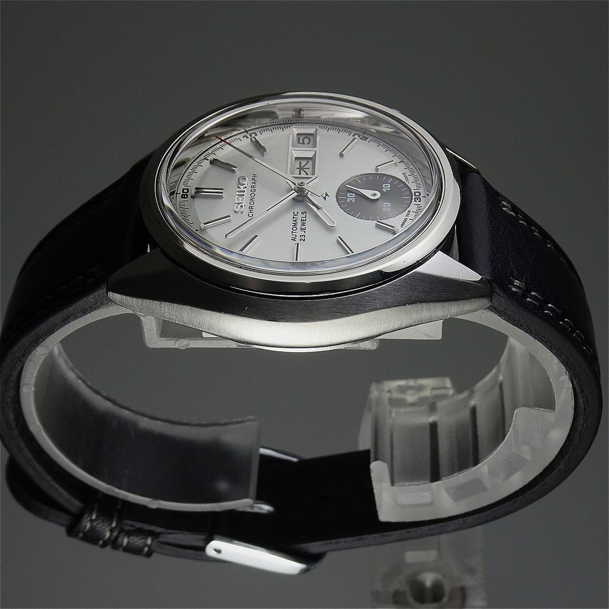 Vintage 1971 JAPAN SEIKO CHRONOGRAPH 7018-7000 23Jewels Automatic.