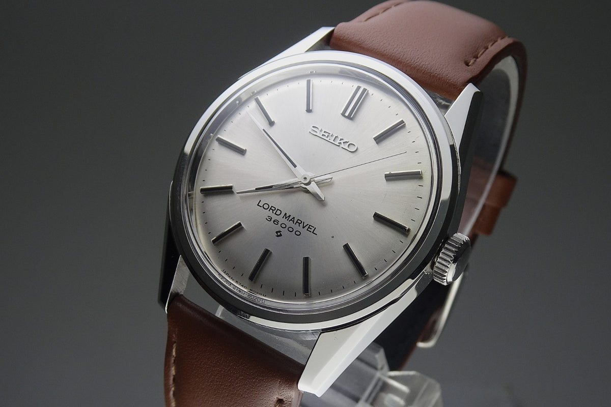 Serviced Vintage 1976 JAPAN SEIKO LORD MARVEL 36000 5740-8000 23J Hand-winding.