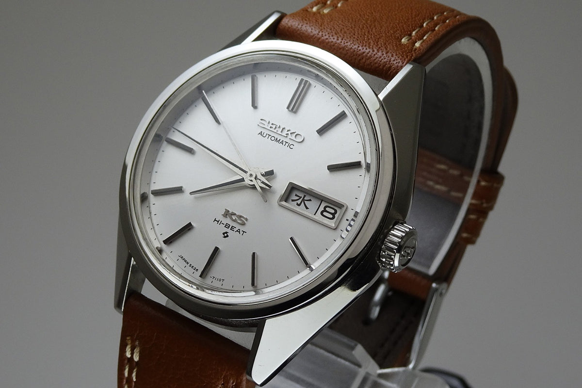 Vintage 1973 JAPAN KING SEIKO WEEKDATER 5626-7111 25Jewels Automatic.