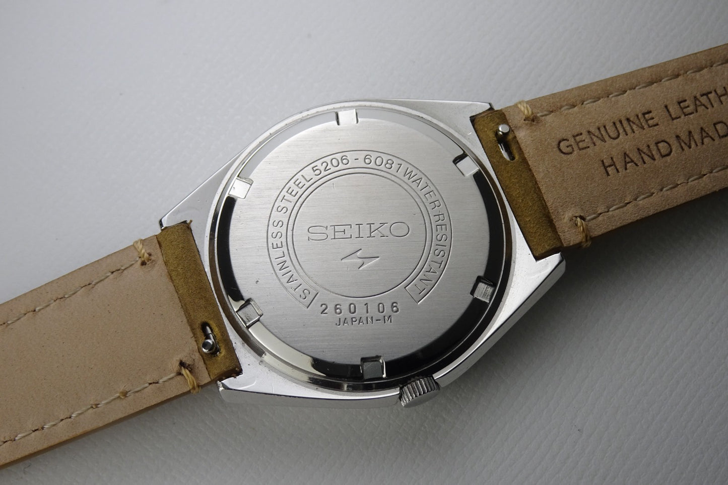 Vintage 1972 JAPAN SEIKO LORD MATIC SPECIAL WEEKDATER 5206-6081 23J Automatic.