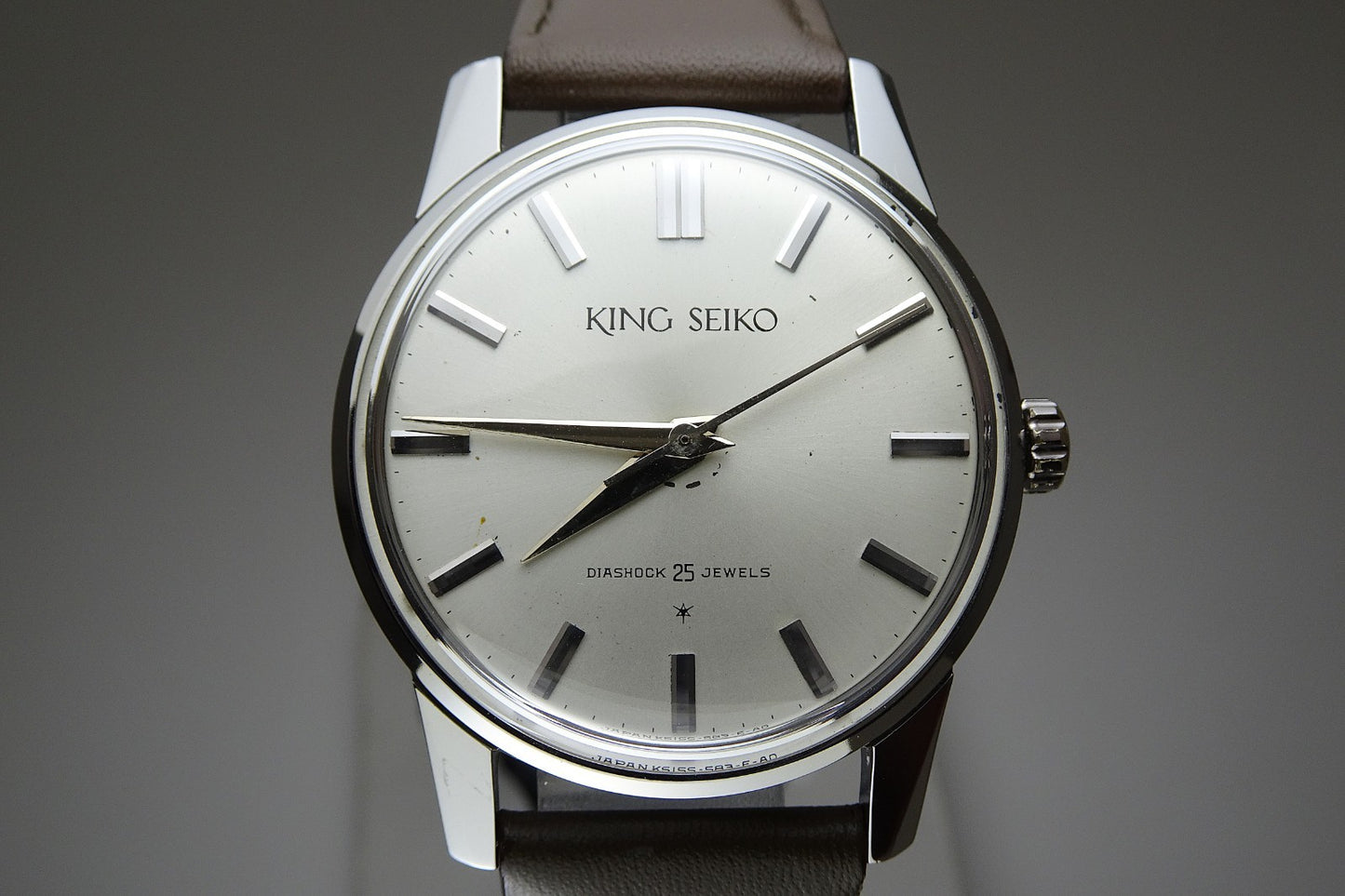 Vintage 1964 JAPAN KING SEIKO FIRST MODEL 15034  25Jewels Hand-winding.