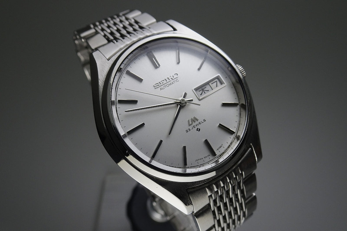 Vintage 1975 JAPAN SEIKO LORD MATIC WEEKDATER 5606-8051 23Jewels Automatic.