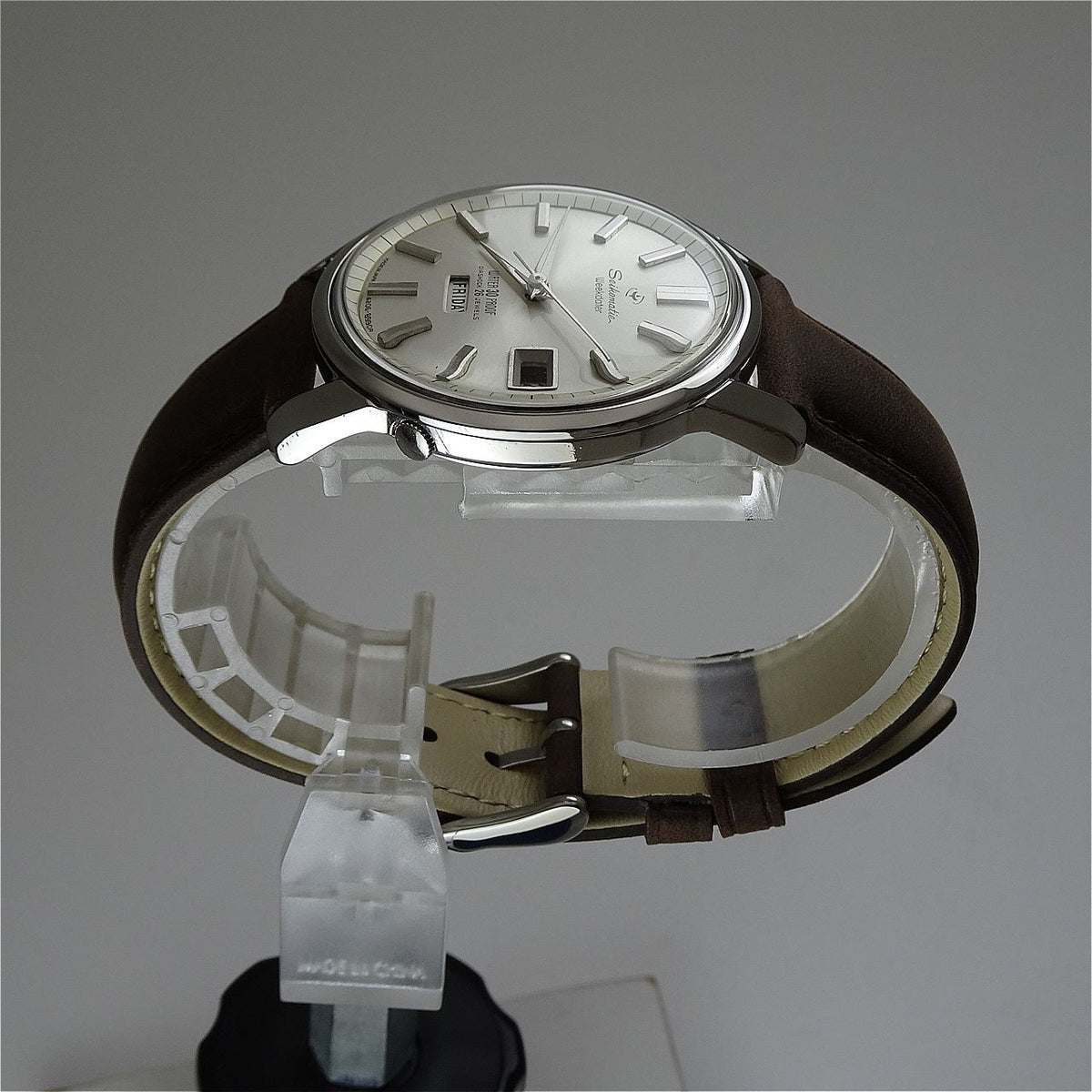 Vintage 1964 JAPAN SEIKO SEIKOMATIC WEEKDATER 6206-8990 26Jewels Automatic.