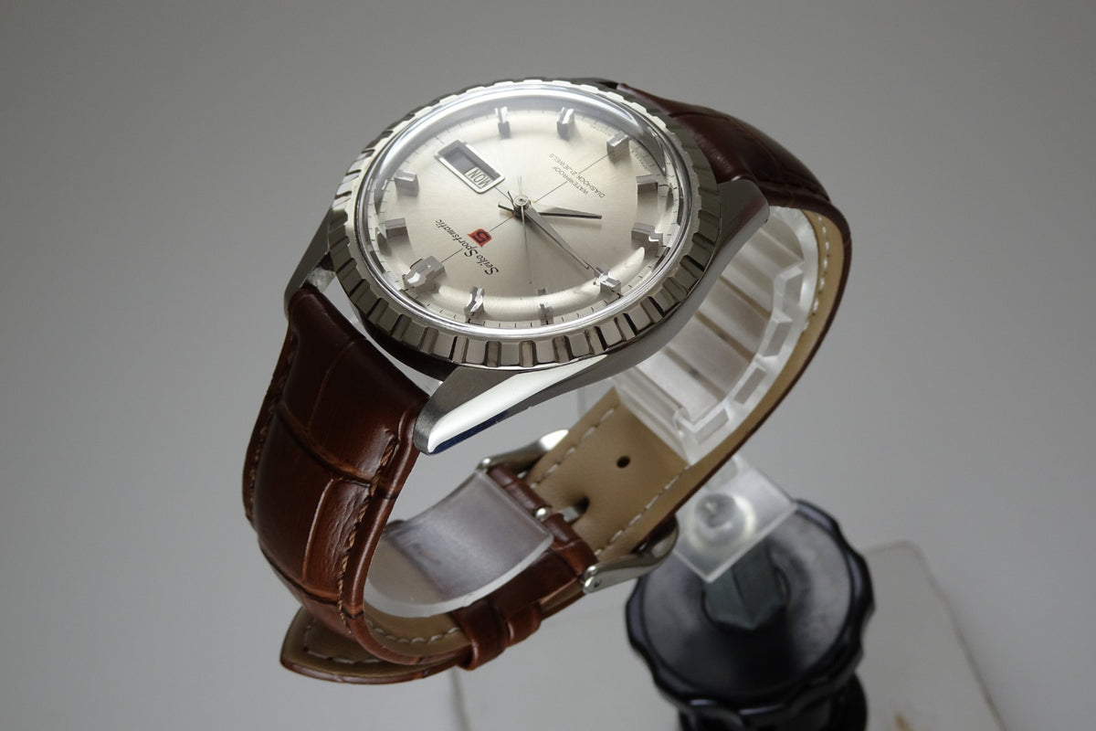 Vintage 1965 JAPAN SEIKO SPORTSMATIC5 6619-9000 21Jewels Automatic.