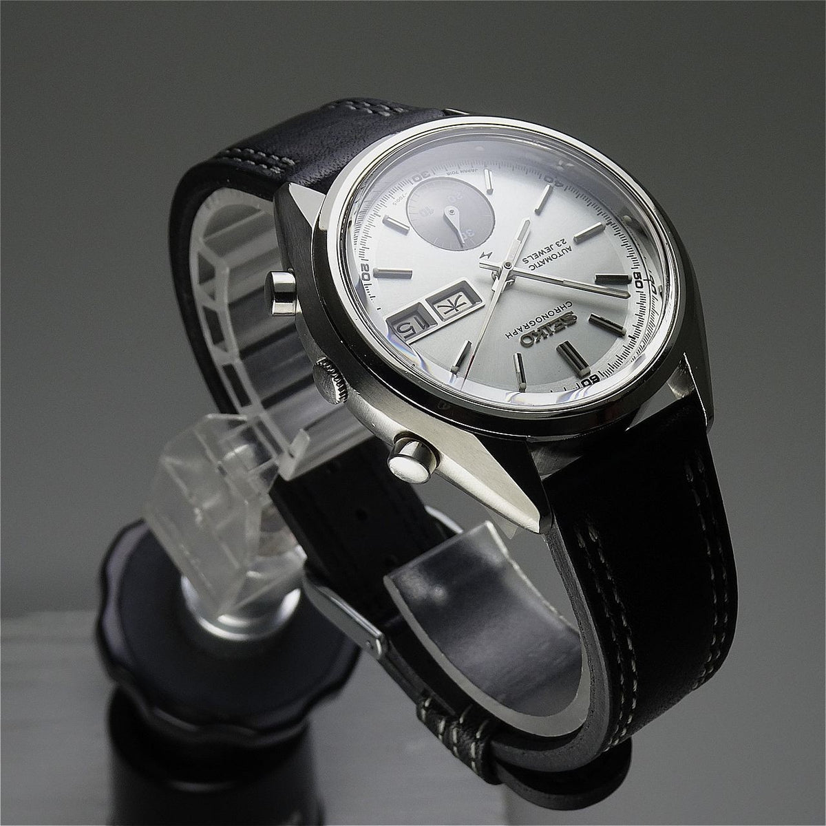 Vintage 1971 JAPAN SEIKO CHRONOGRAPH 7018-7000 23Jewels Automatic.