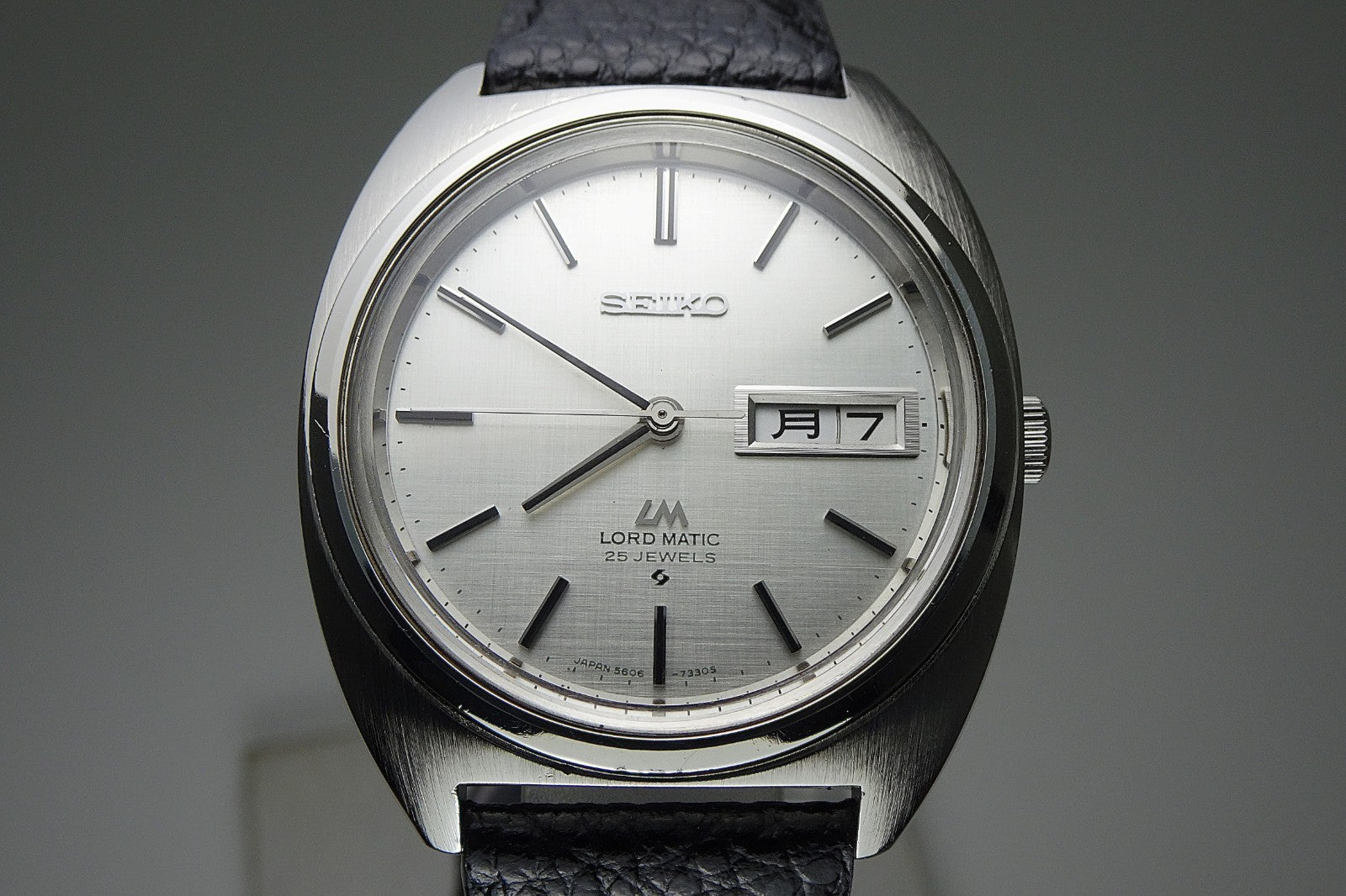 Serviced Vintage 1971 JAPAN SEIKO LORD MATIC WEEKDATER 5606-7140 25J Automatic.