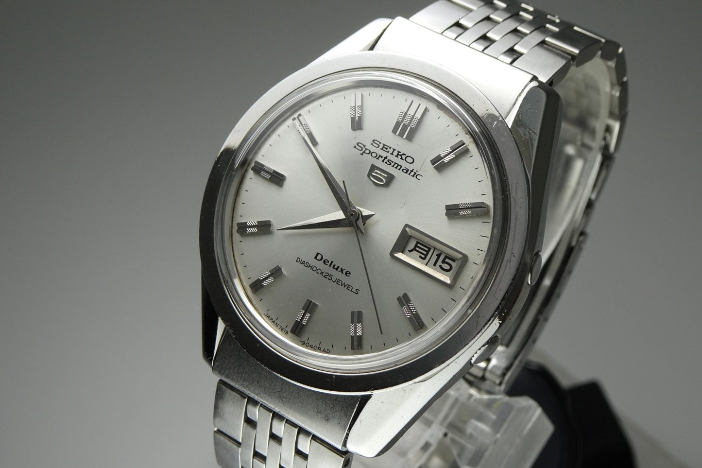 Serviced Vintage 1967 JAPAN SEIKO SPORTSMATIC5 DX 7619-9030 25Jewels Automatic.