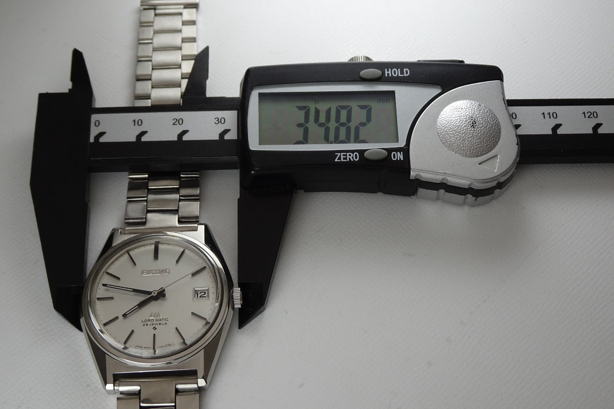 Vintage 1970 JAPAN SEIKO LORD MATIC CALENDAR 5605-7020 25Jewels Automatic.
