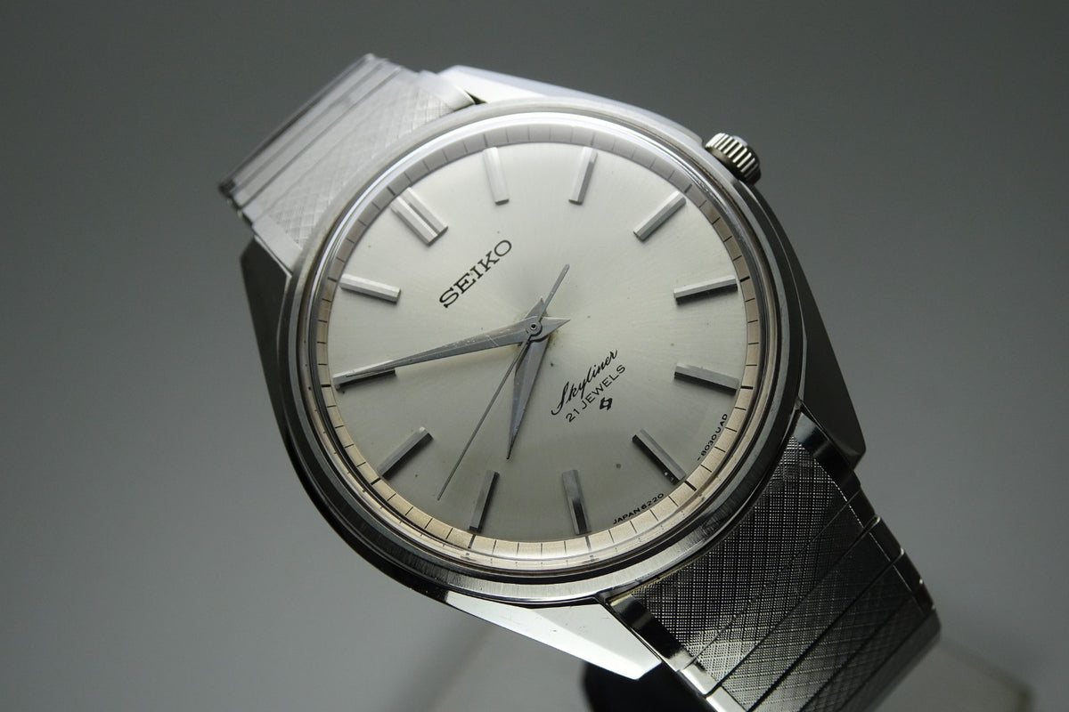 Vintage 1968 JAPAN SEIKO SKYLINER 6220-8010 21Jewels Hand-winding.