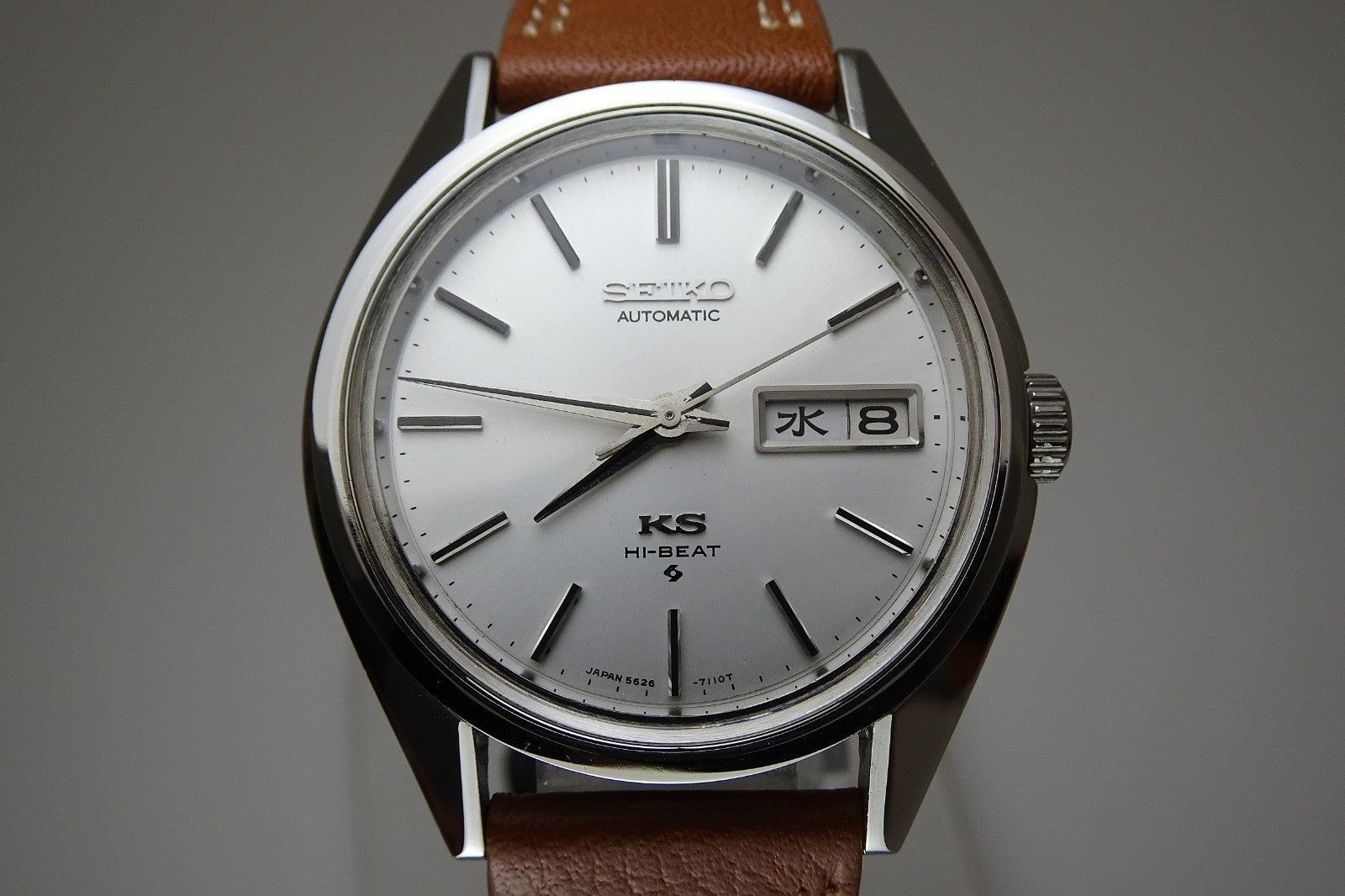 Vintage 1973 JAPAN KING SEIKO WEEKDATER 5626-7111 25Jewels Automatic.