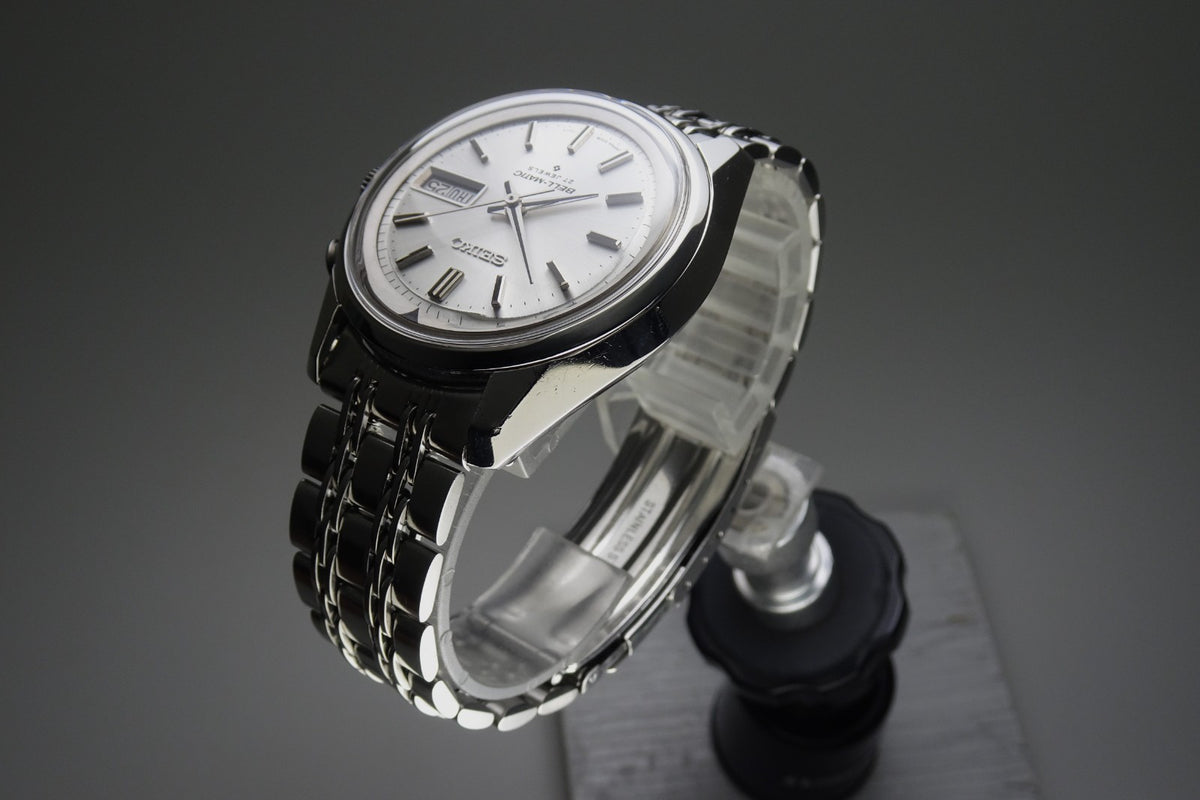 Vintage 1975 JAPAN SEIKO BELL-MATIC WEEKDATER 4006-7012 27Jewels Automatic.